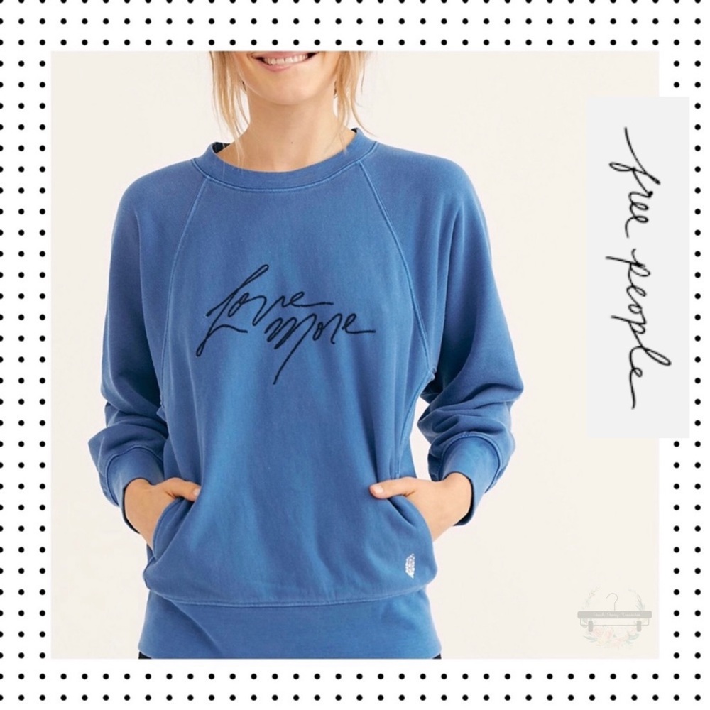 NWT Free People Movement - Love More Sweatshirt XS